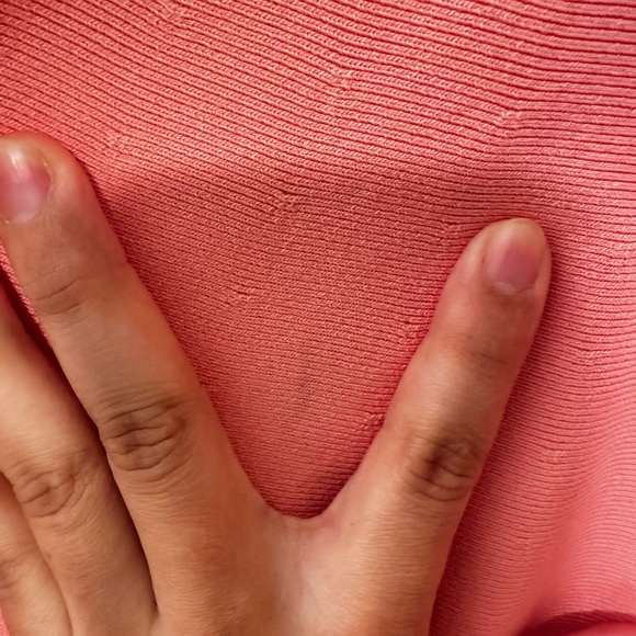 Shoshanna Pink Gemma Eyelete cut out Preppy Short Sleeve Fit flare dress XS - Picture 11 of 15